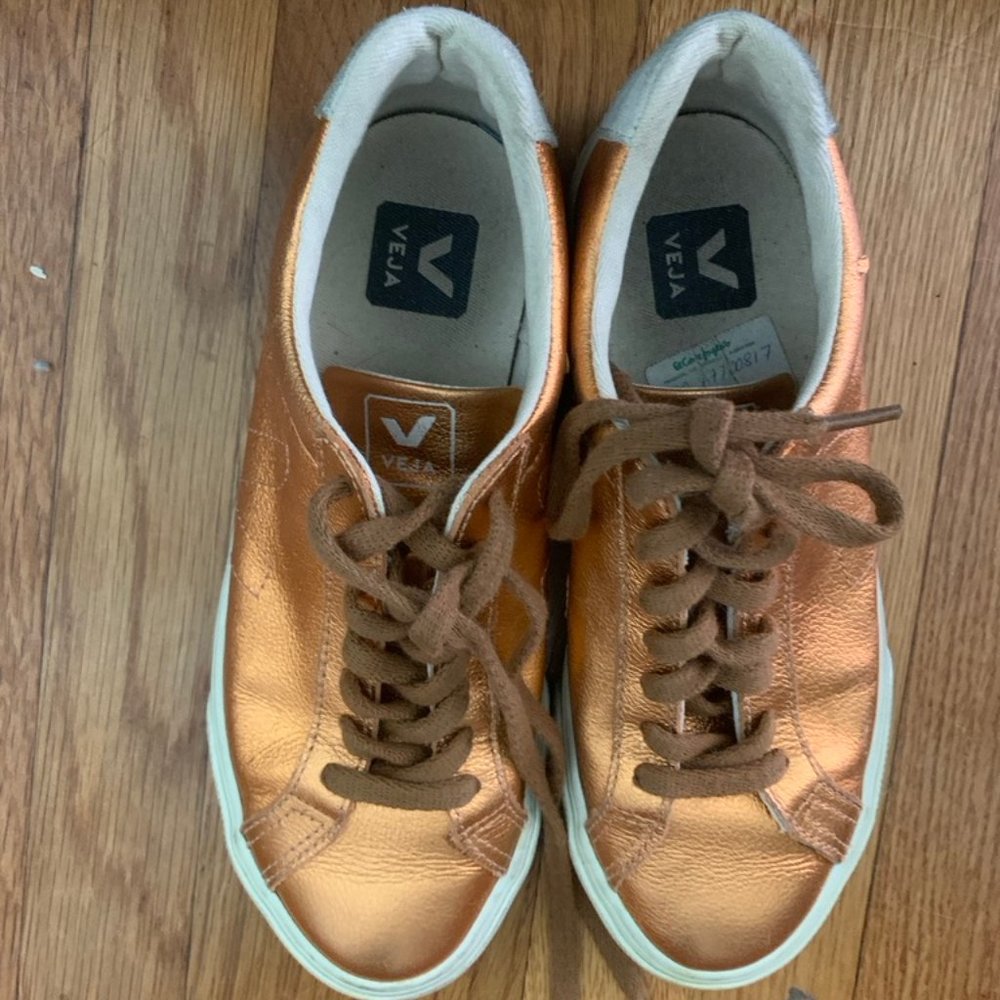 (RARE) Veja Esplar All-Bronze Sneakers. Size 36